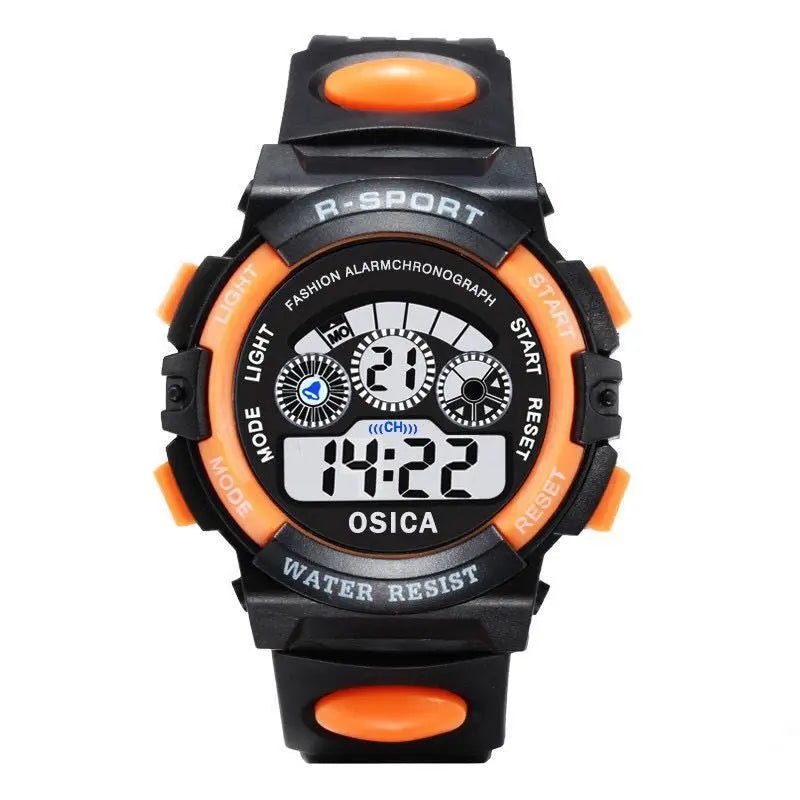Children Watch Sport Kids Watches Silicone Strap Waterproof