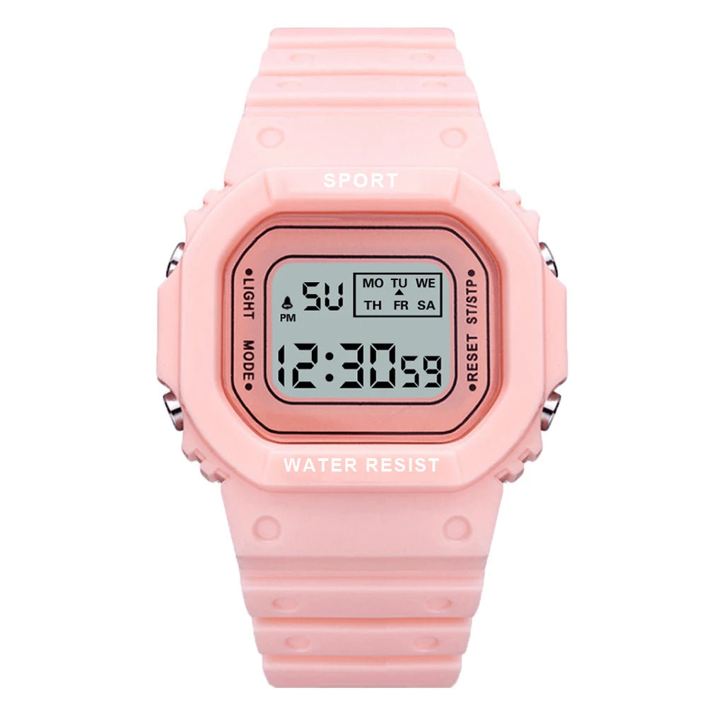 Sports Watch Boys Girls Student LED Electronic Watch