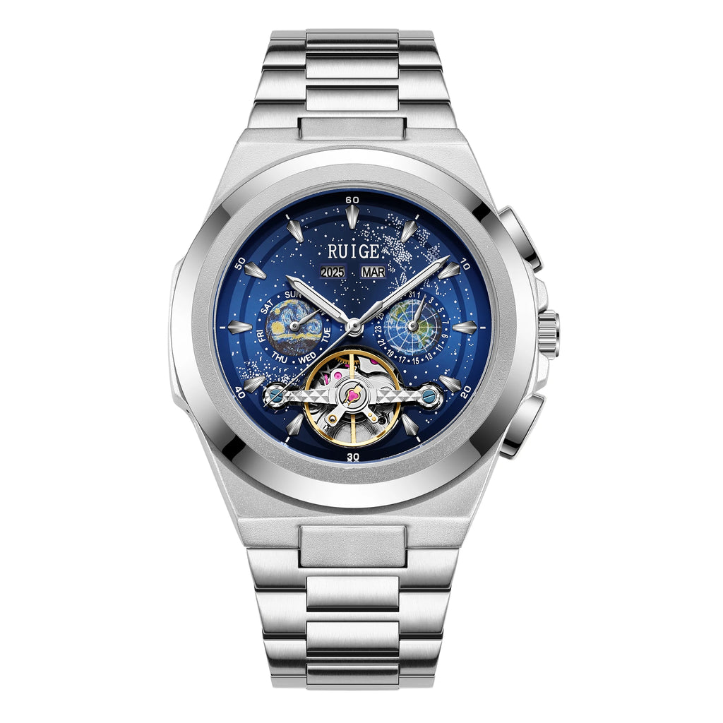 Men's Elegant Automatic Watch - Multi functional