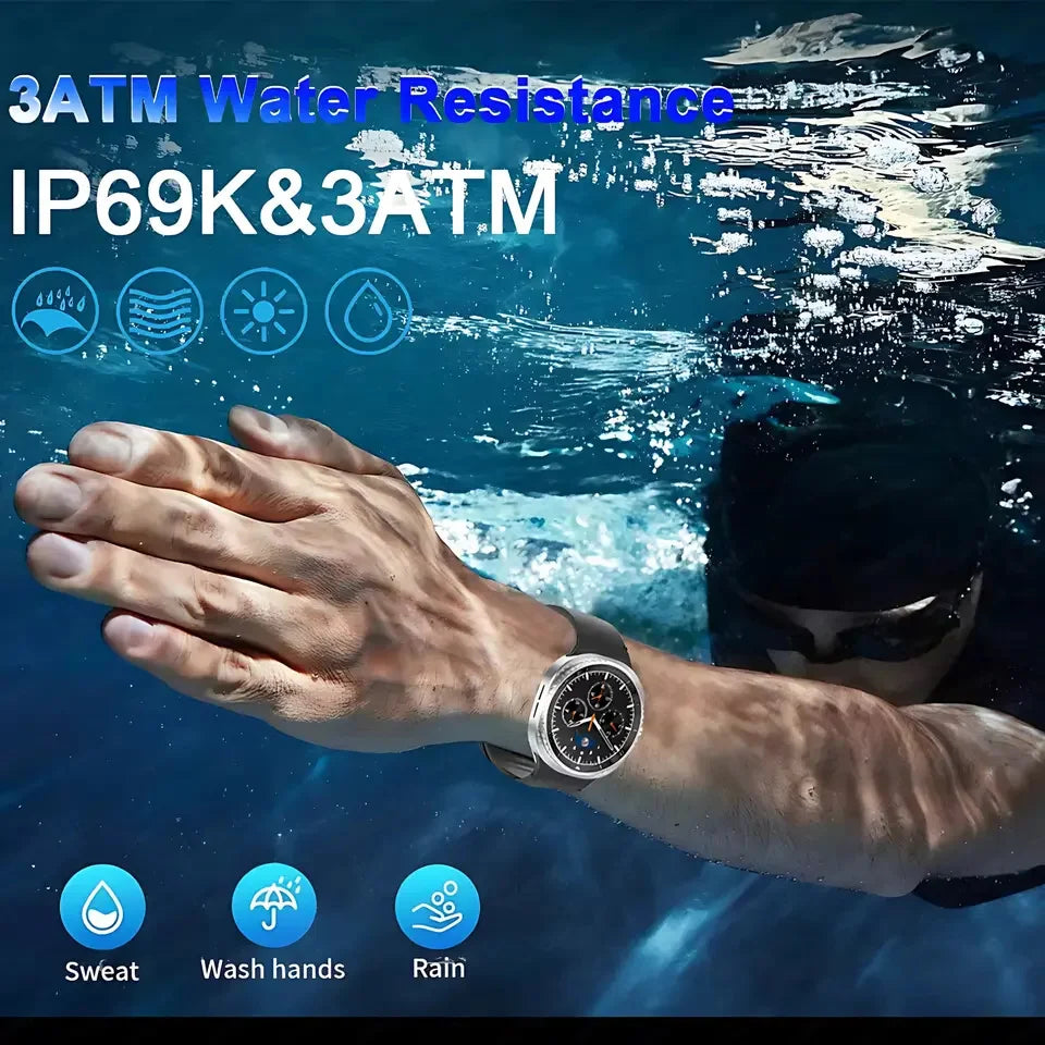 Hot SmartWatch 8 Men AMOLED Screen Bluetooth Call Watch GPS