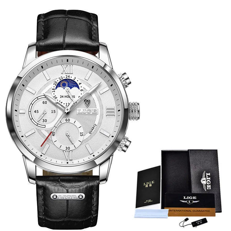 Men's Watches LIGE Top Brand Luxury Men WristWatch