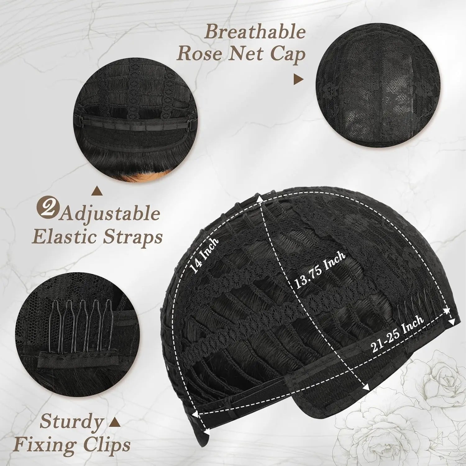 Synthetic 12 Inch Short Bob Black Wig With Bangs for Women