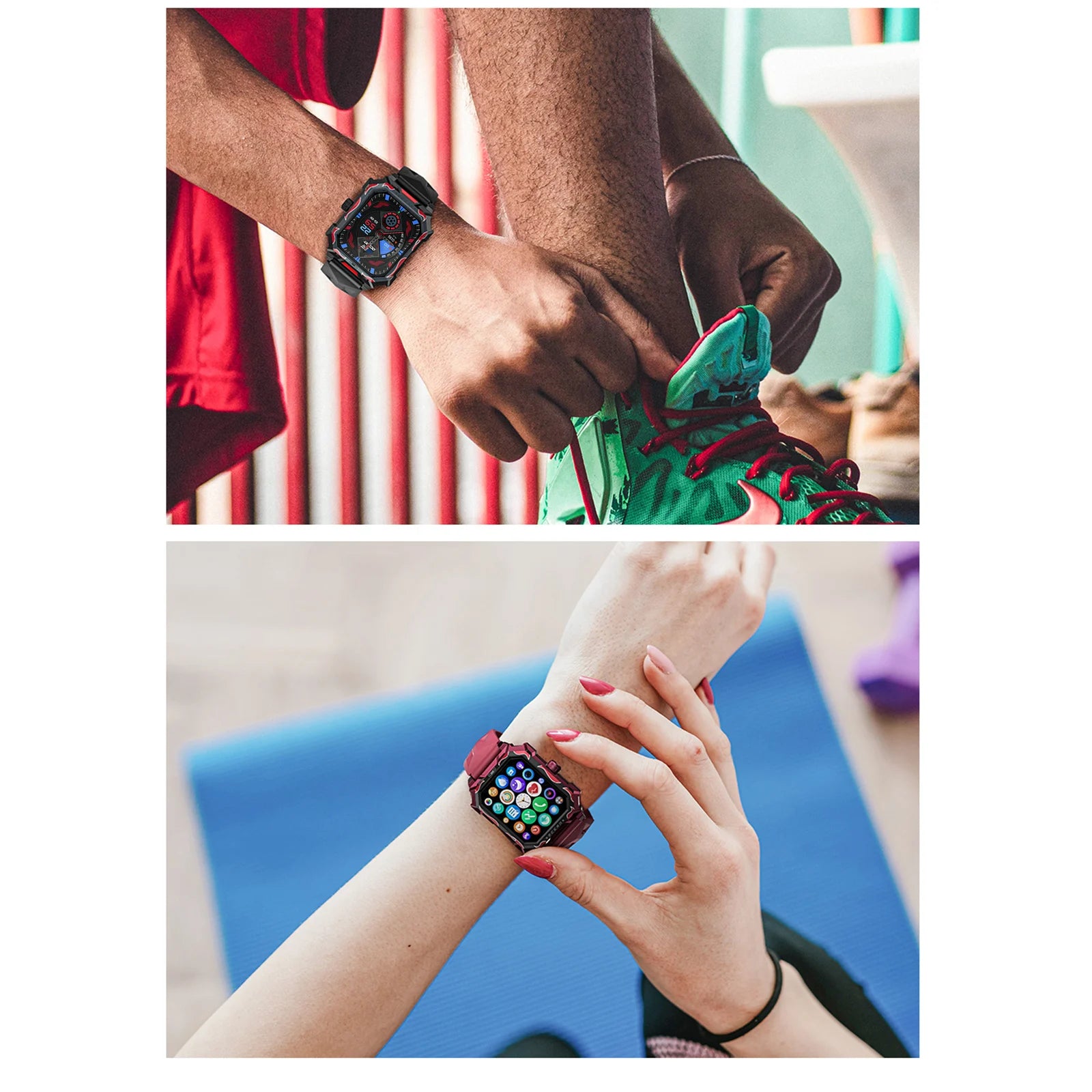 Smart Bracelet Sports Watch 1.96-Inch TFT LCD