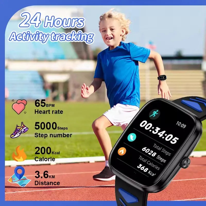Children Boys Girls Present Smart Watch Fitness Tracker Bluetooth Call Smart