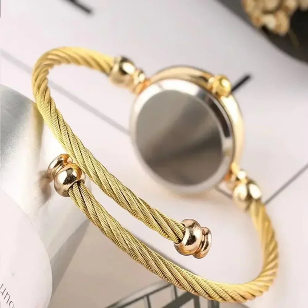 Watch for Women Small Gold Bangle Bracelet Luxury