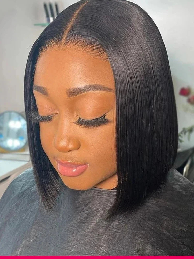 gluelss wear to go  Highlight  wig Hair Straight 13x4 Lace Front Human Hair Wig