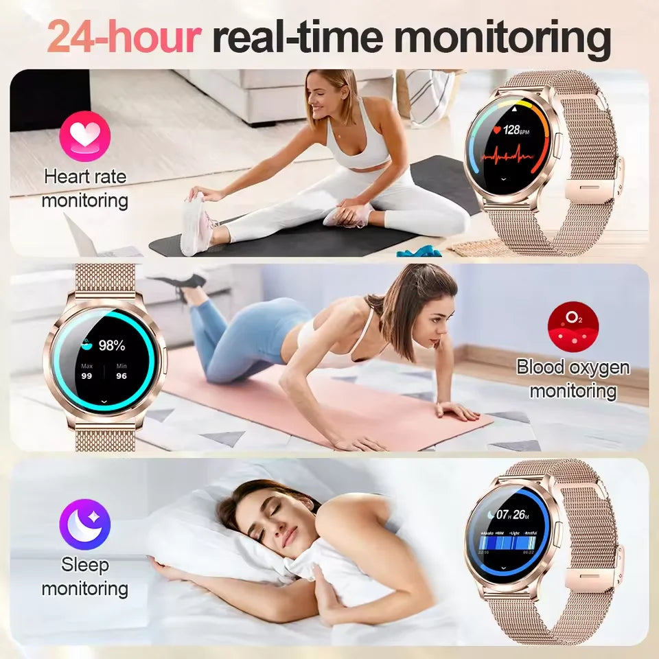 Smart Watch For Women AMOLED Screen Watches