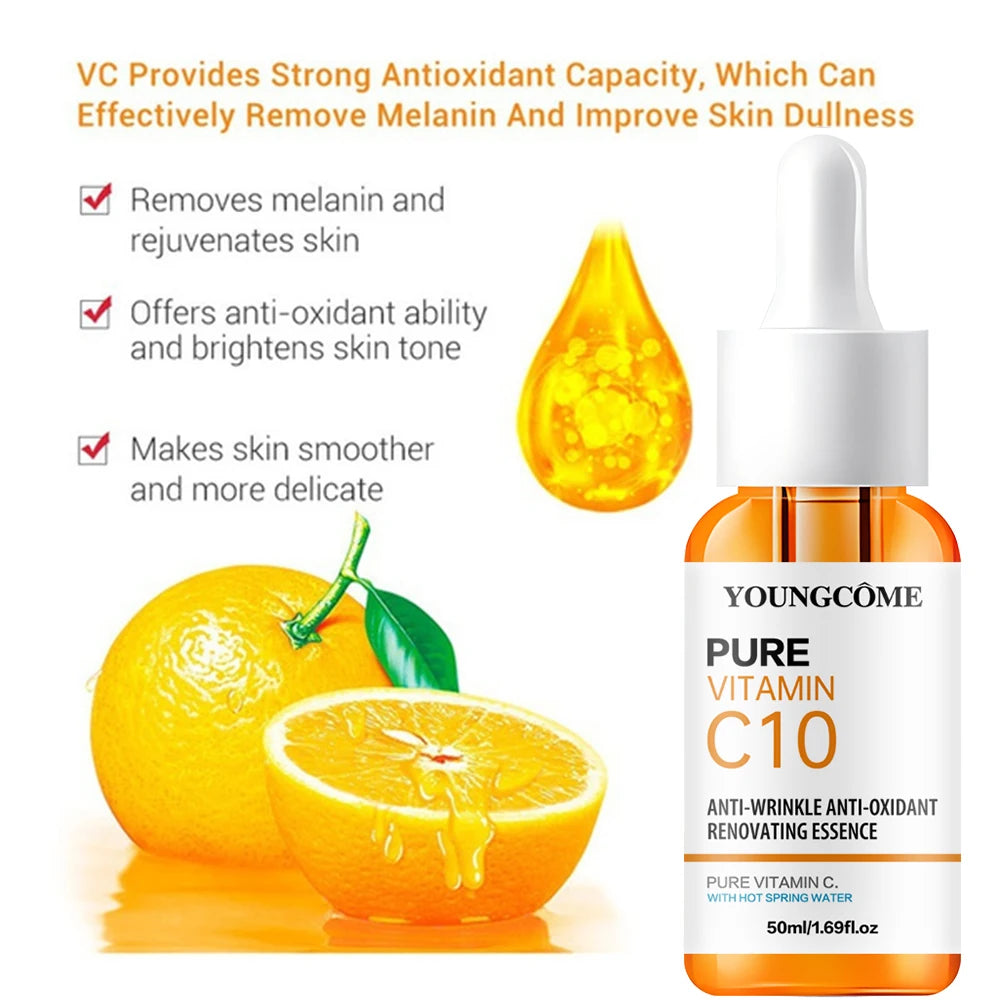 Vitamin C Facial Essence Hyaluronic Acid Dark Skin Brighten