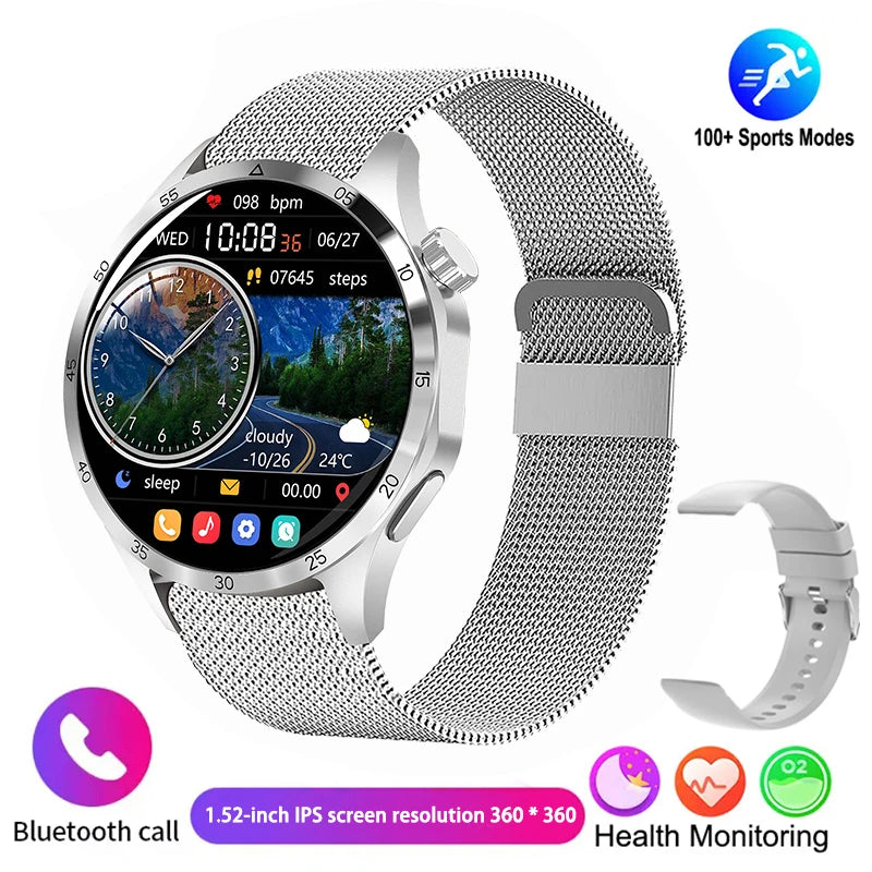 New Men's Smart Call Watch 1.52 inch IPS Screen