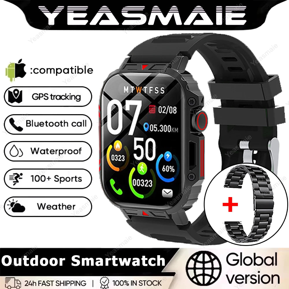 New Smartwatch 1.95 Inch Screen Health Monitoring Watches