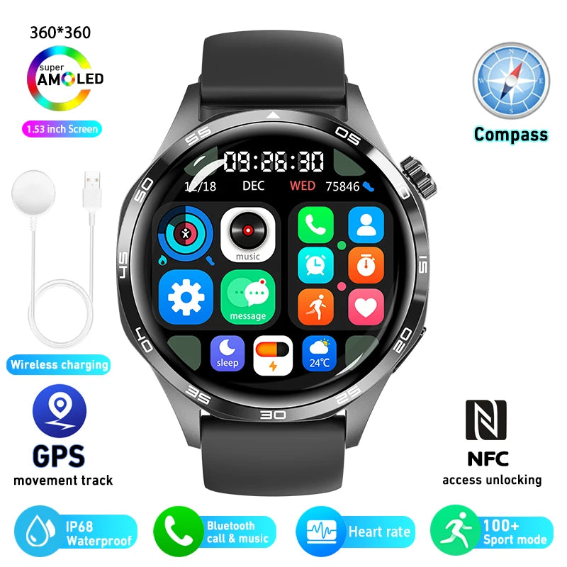 Smart Watch 5 Pro GPS NFC Smartwatch Men And Women