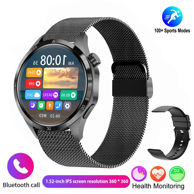 New Men's Smart Call Watch 1.52 inch IPS Screen