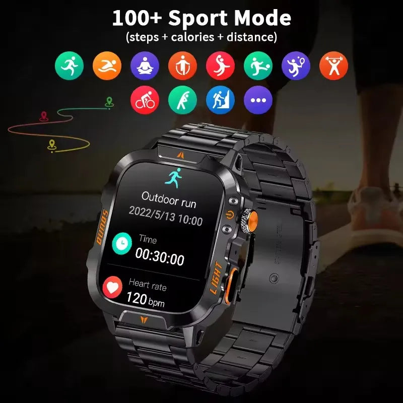 Xiaomi Military Smart Watch Men Waterproof Outdoor Sports Tracker