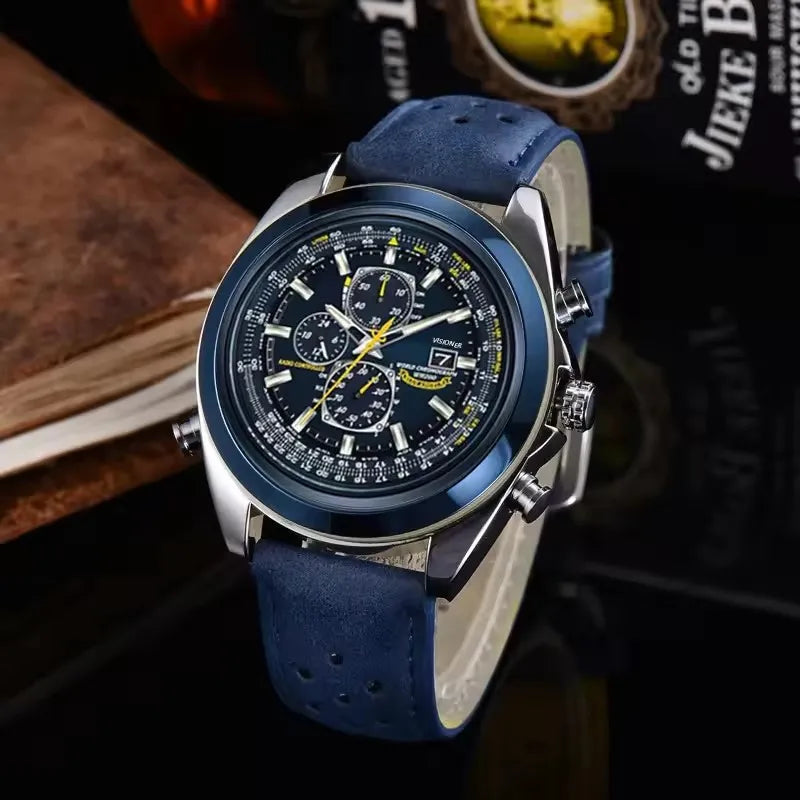 New Men Watches Business Multi-Function Fancy Round Luxury