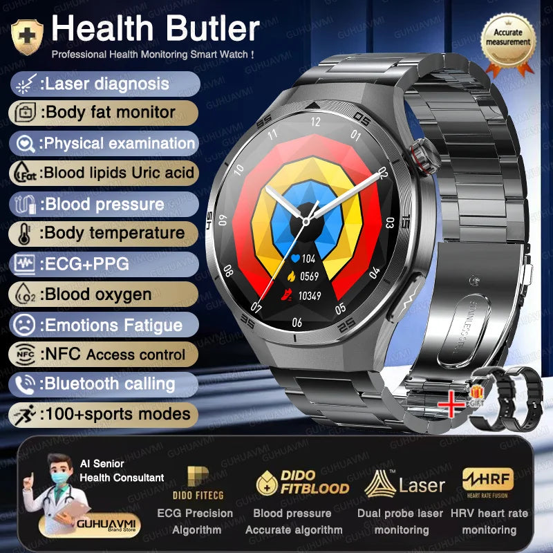 New Health Non Invasive AI Diagnostic Smart Watch