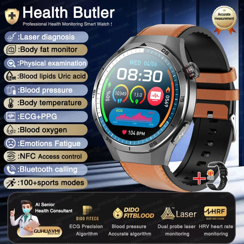 New Health Non Invasive AI Diagnostic Smart Watch