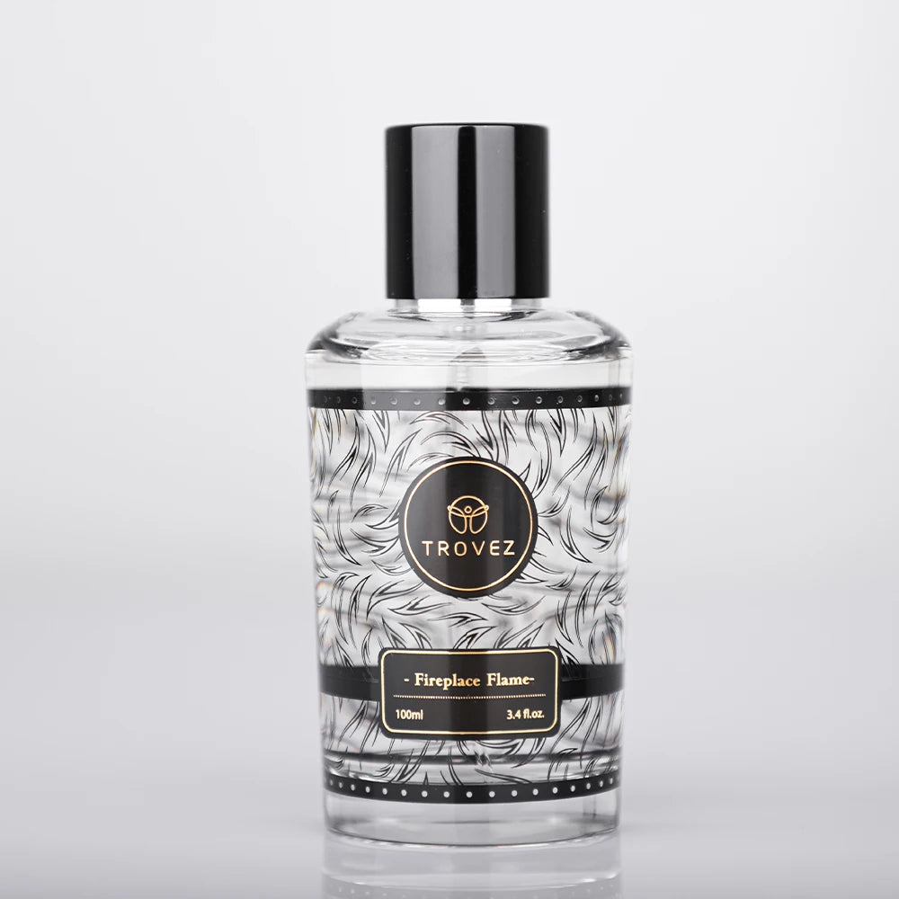 TROVEZ Fireplace Flame 100ml Perfume Arab Wood Tone Long-lasting Fragrance Unisex Perfume Body Spray Scent Gifts Aroma Men Women