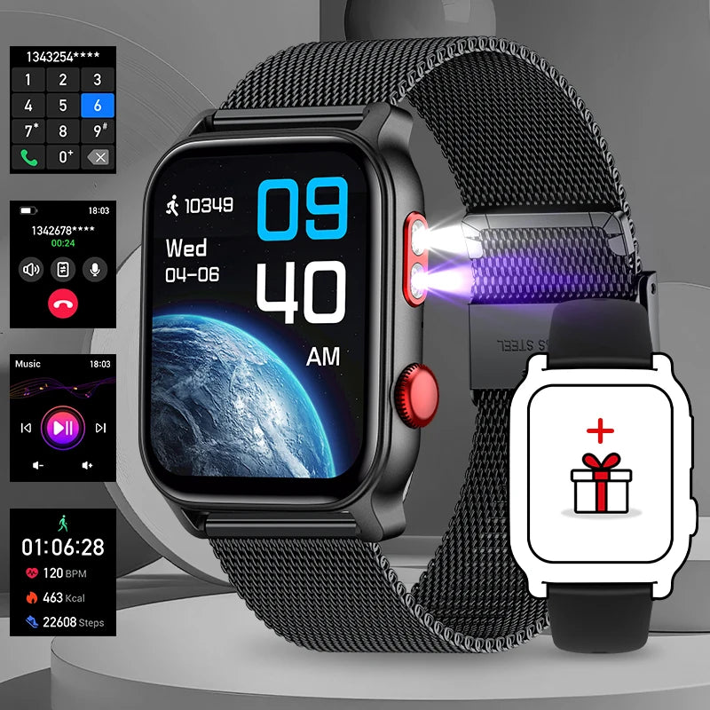LIGE Smart Watch Answer Make Call Message Preview Sports Sleep Monitor