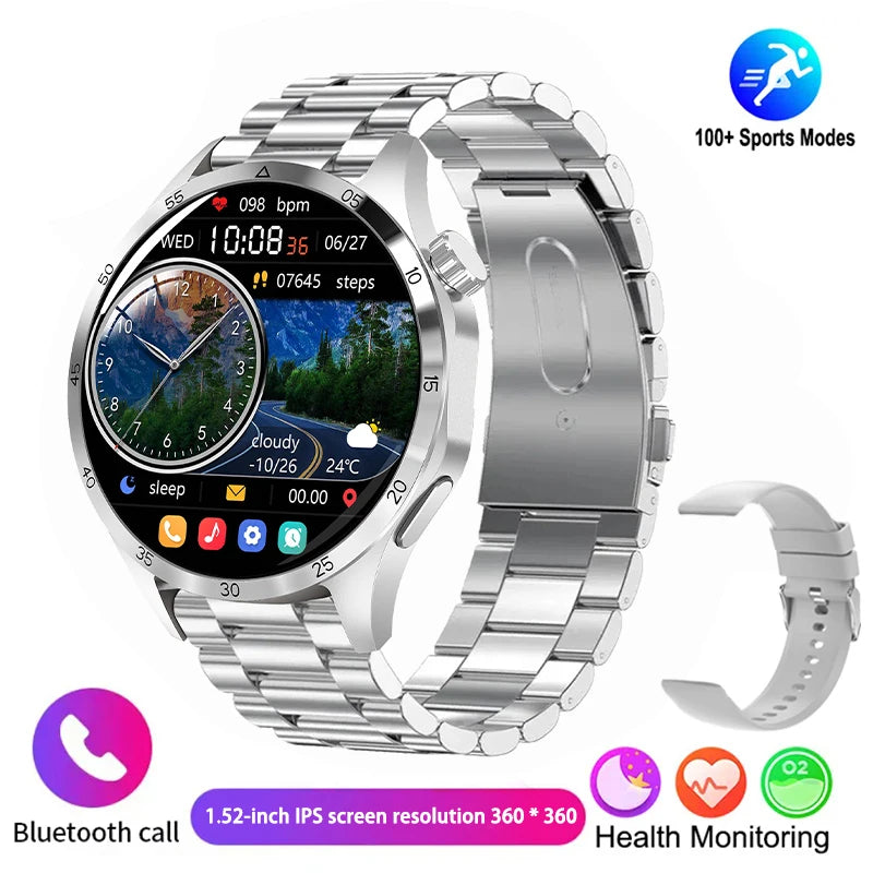 New Men's Smart Call Watch 1.52 inch IPS Screen