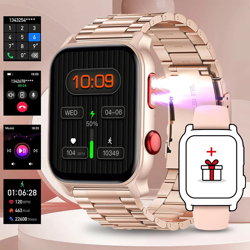 LIGE Smart Watch Answer Make Call Message Preview Sports Sleep Monitor