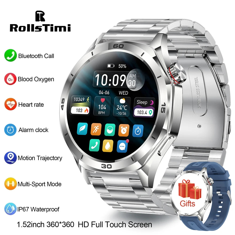 New Smartwatch RollsTime Smart Watch Man HD