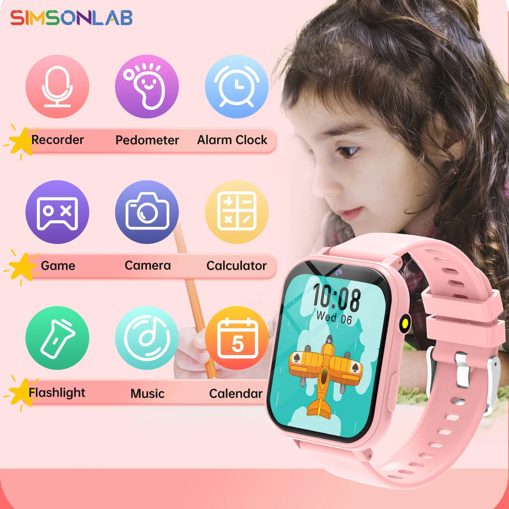 Children's Camera Smartwatch Girl Boy Age 4-12 Years Kids