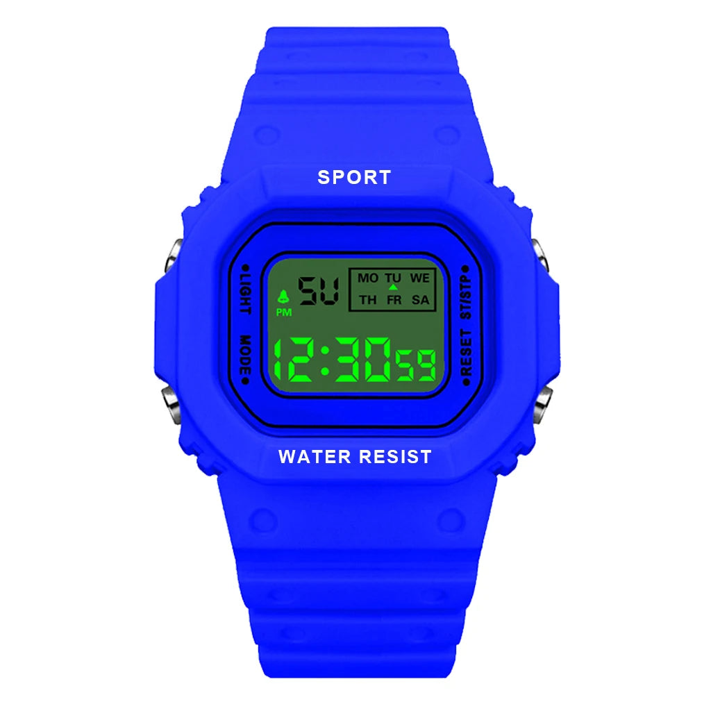 Sports Watch Boys Girls Student LED Electronic Watch