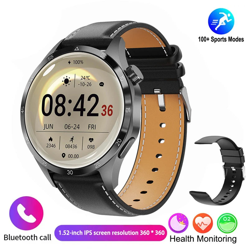 New Men's Smart Call Watch 1.52 inch IPS Screen