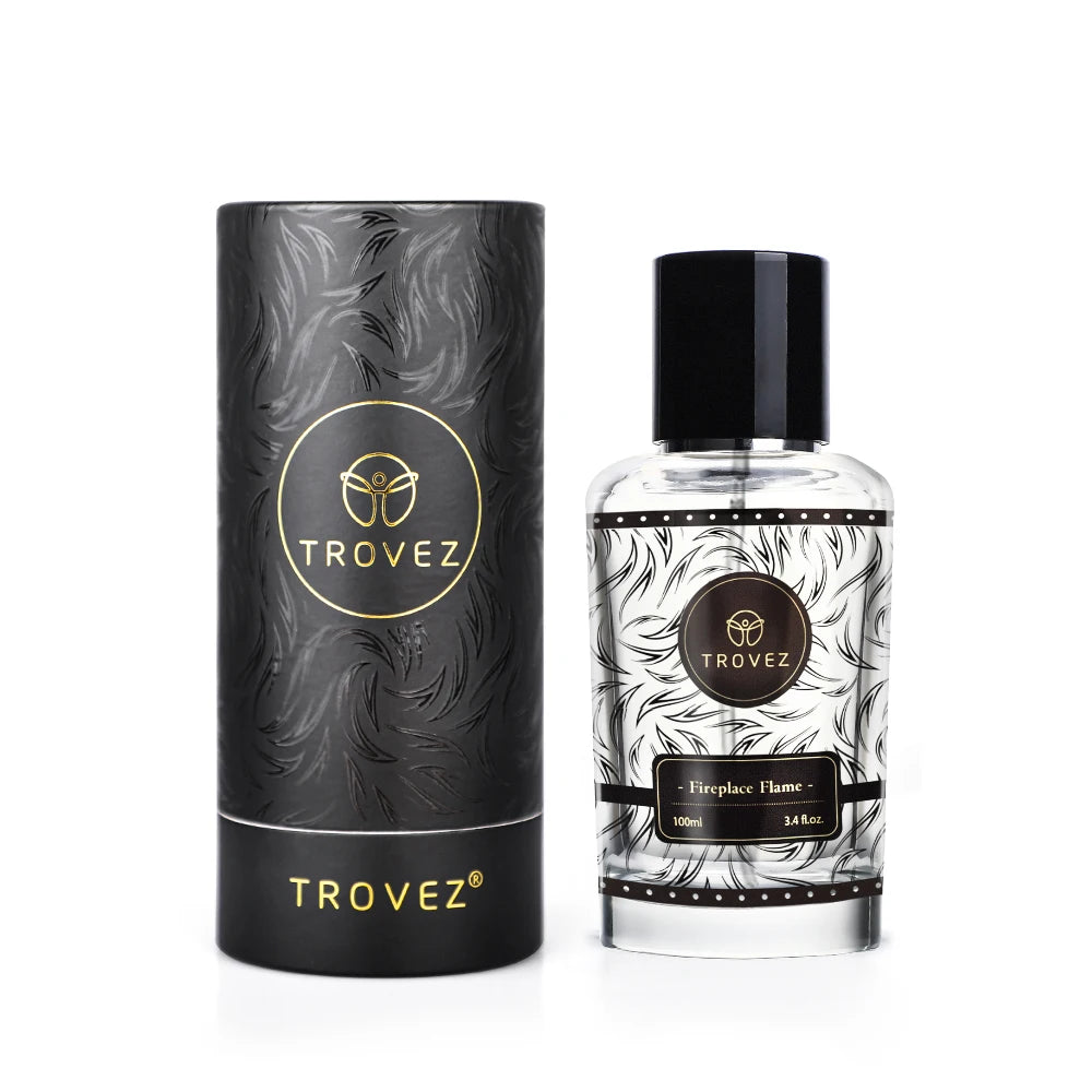 TROVEZ Fireplace Flame 100ml Perfume Arab Wood Tone Long-lasting Fragrance Unisex Perfume Body Spray Scent Gifts Aroma Men Women