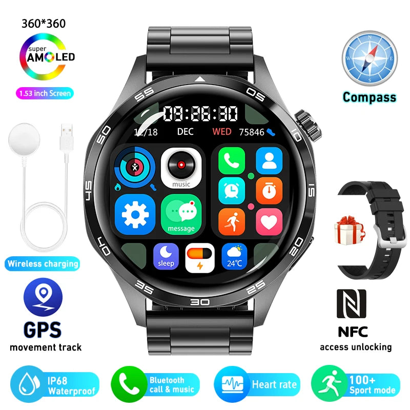Smart Watch 5 Pro GPS NFC Smartwatch Men And Women