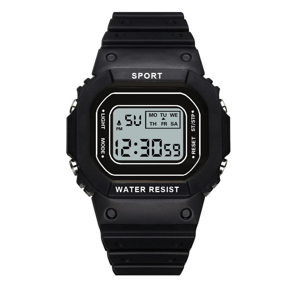 Sports Watch Boys Girls Student LED Electronic Watch
