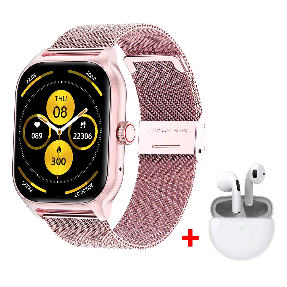 Smart Watches For Man Woman Bluetooth Call Music Fitness Tracker