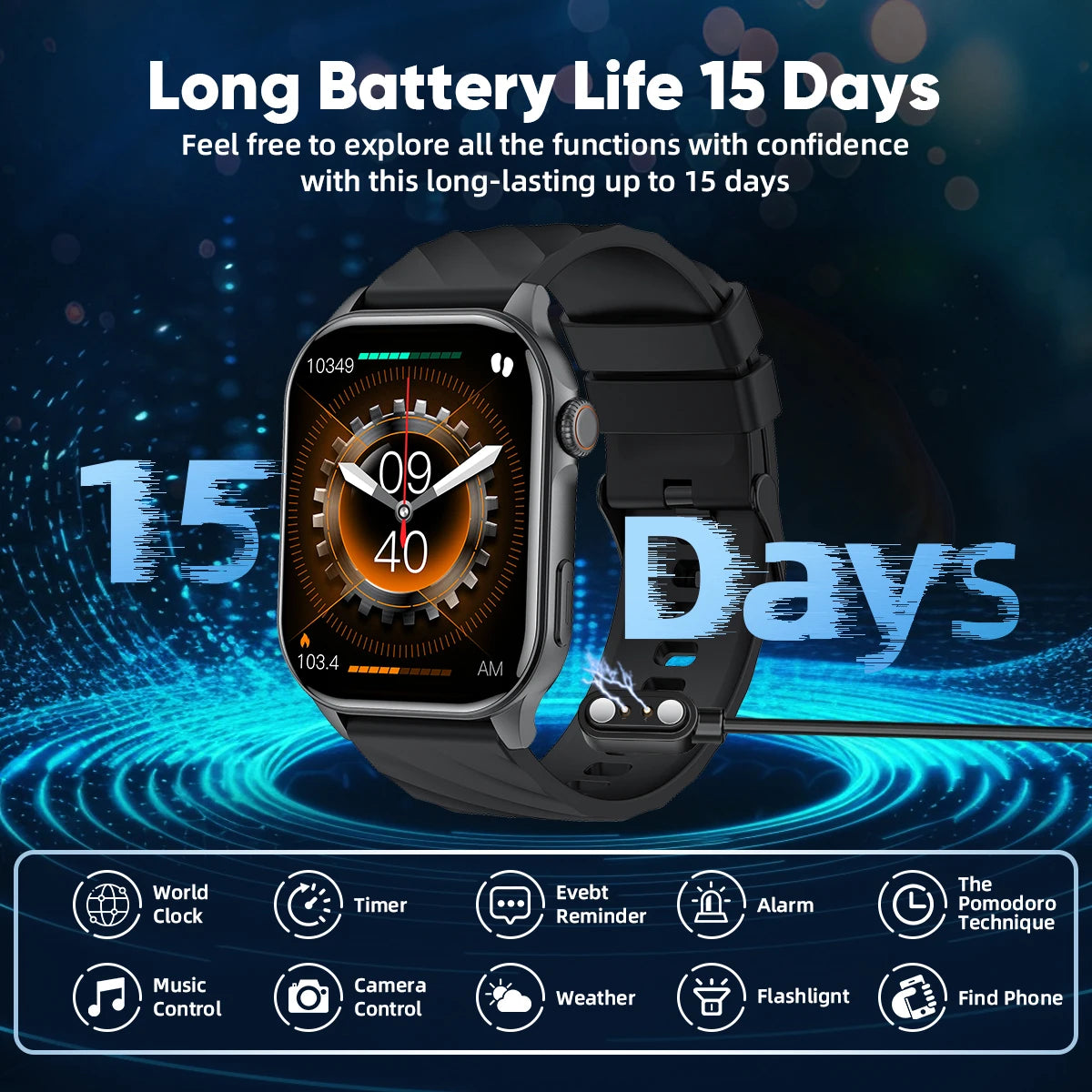 New Smart Watch Bluetooth Calling Music Playback Smartwatch