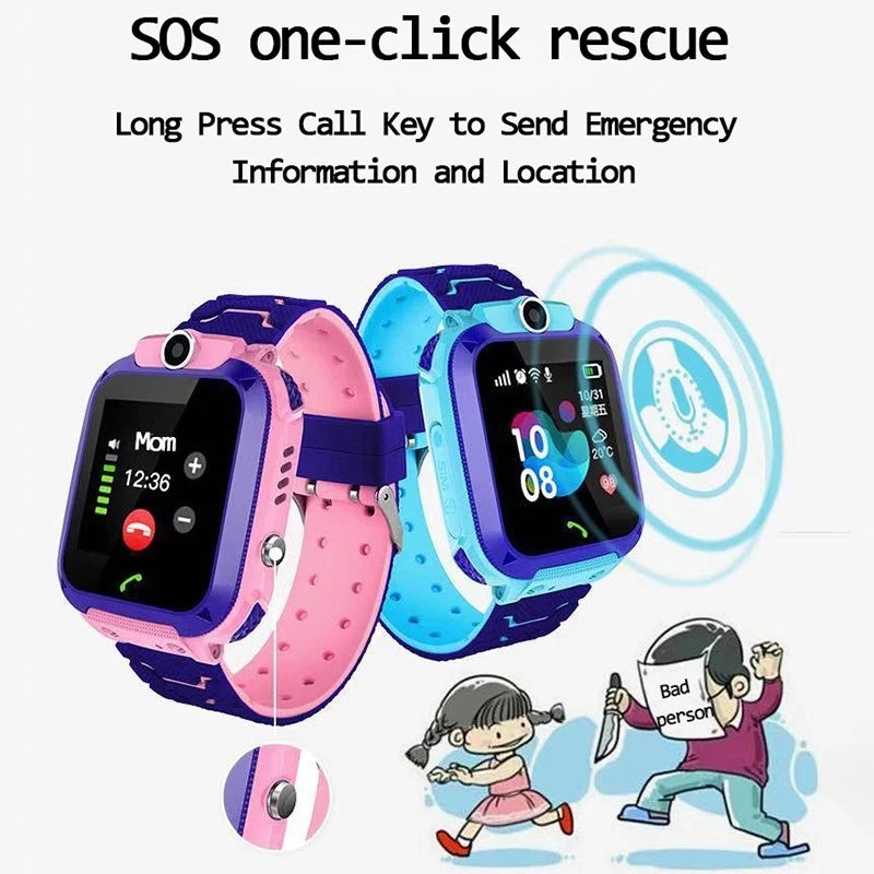 Q12 Children's Smart Watch SOS Phone Watch Smartwatch For Kids