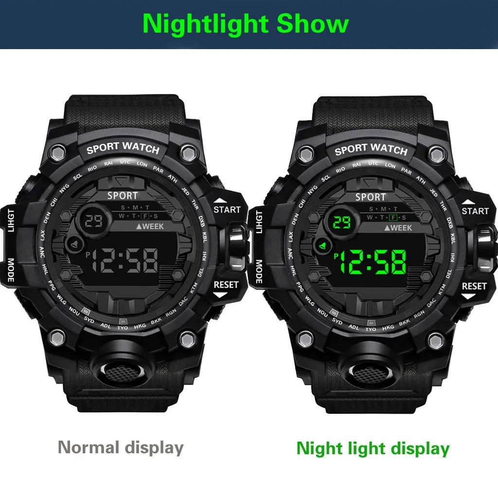 Men's Watch Fashion Sports Electronic Wristwatch