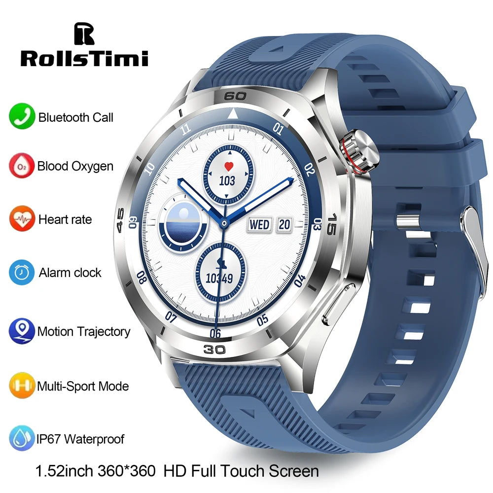 New Smartwatch RollsTime Smart Watch Man HD