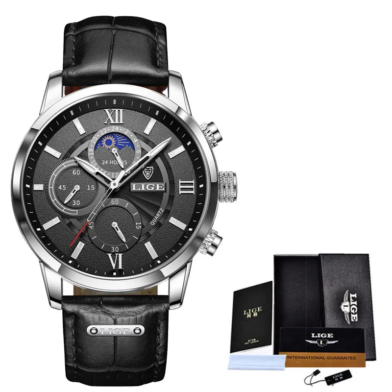 Men's Watches LIGE Top Brand Luxury Men WristWatch
