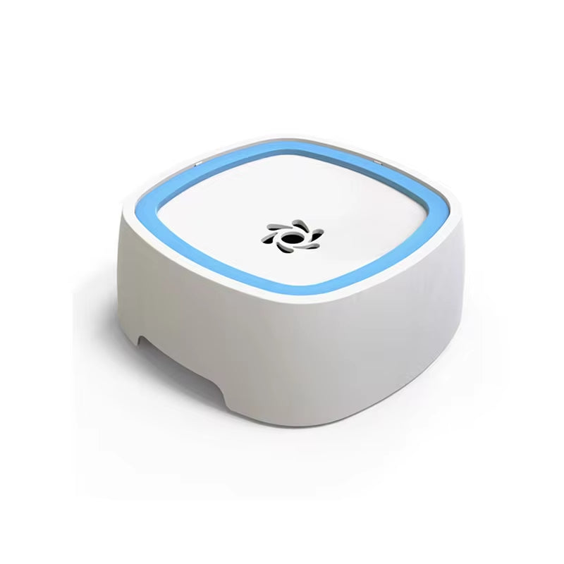 Floating Non-Spill Dog and Cat Water Bowl Dispenser - Anti-Overflow Plastic Design